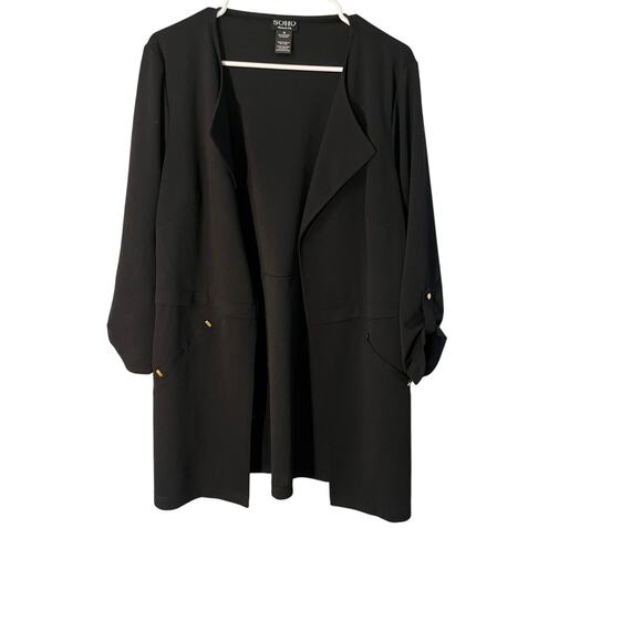 Soho Drape Front Jacket - Picture 1 of 6